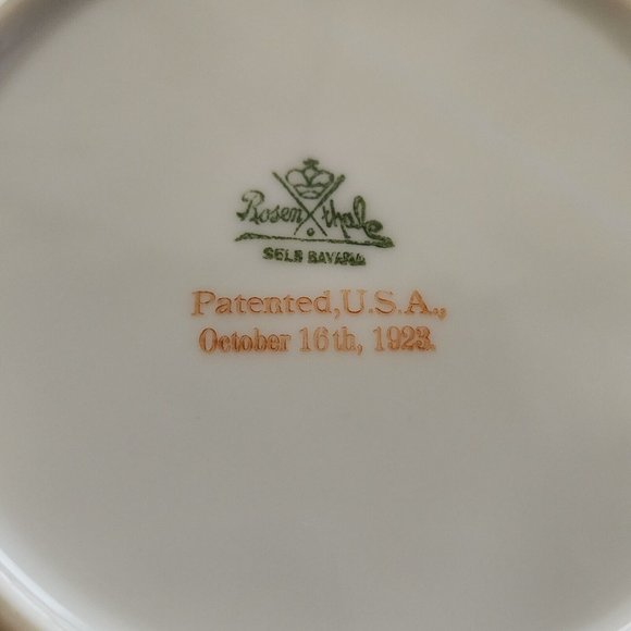 Set of 6 Rosenthal Indian Tree Dessert Plates 6" patented Oct16th 1923 - Picture 12 of 15